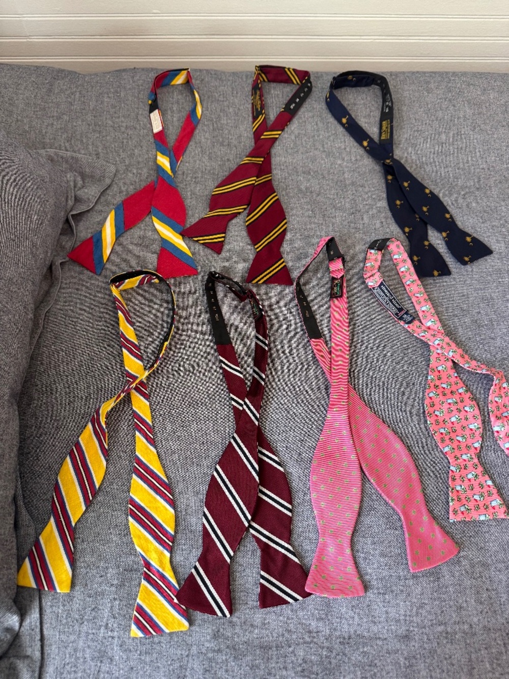 Ben Silver, R. Hanauer & Vineyard Vines Bow Tie Lot (8) – Charleston Preppy Coll